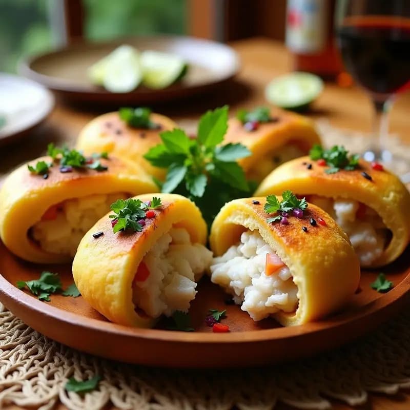 Arepas de Yuca Rellena de Pescado a la Parrilla: Receta Caribeña Sin Harina y Alta en Omega-3