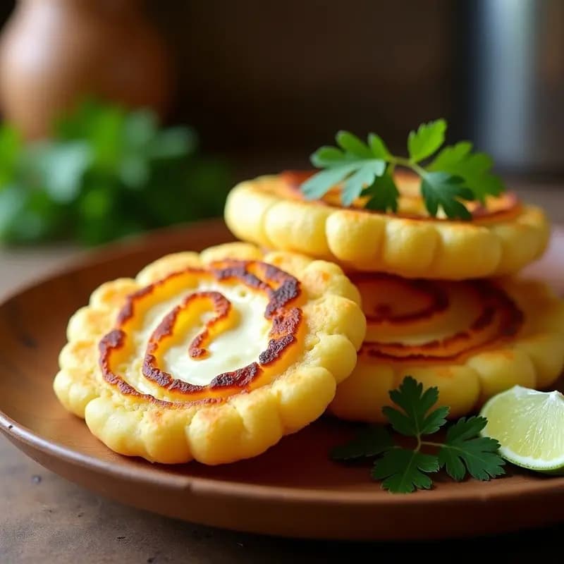 Arepas de Yuca Rallada con Queso de Almendras: Receta Colombiana Sin Harina y Keto