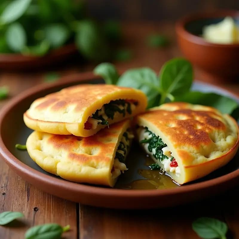 Arepas Venezolanas de Yuca Rellenas de Queso de Almendras: Receta Sin Gluten y Sin Lactosa