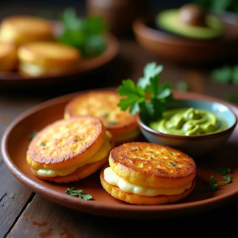 Arepas de Yuca y Queso de Almendras: Receta Colombiana-Vegana Crujiente en Plancha