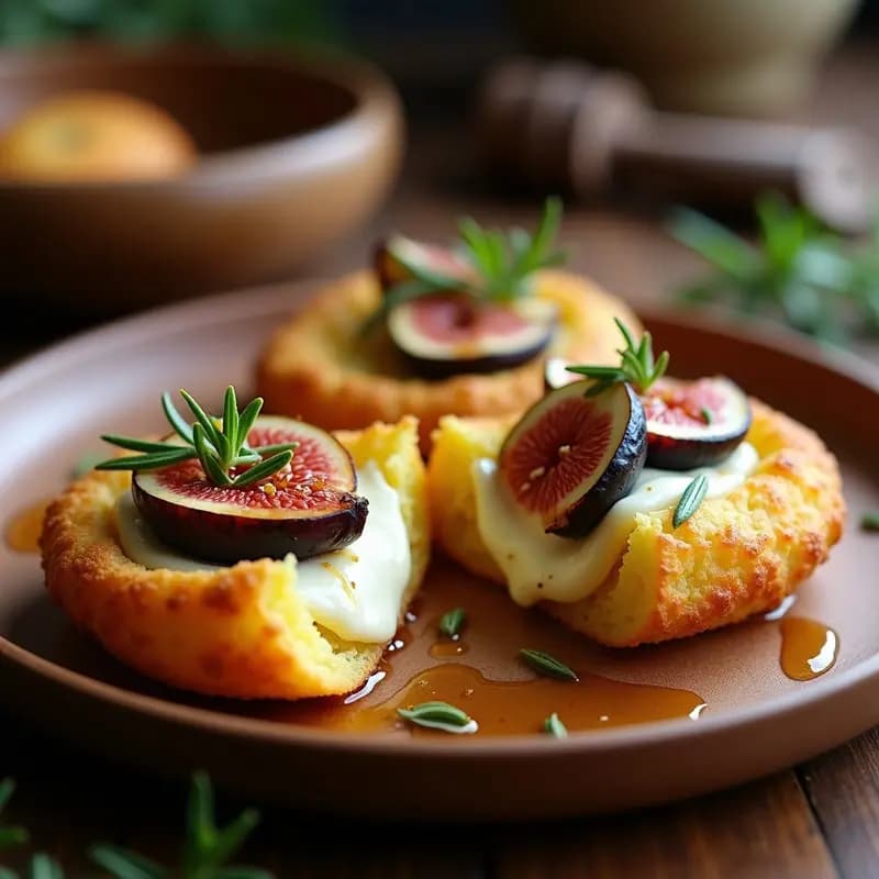 Arepas de Yuca Rellenas de Queso de Cabra y Higos: Receta Venezolana-Colombiana Gourmet