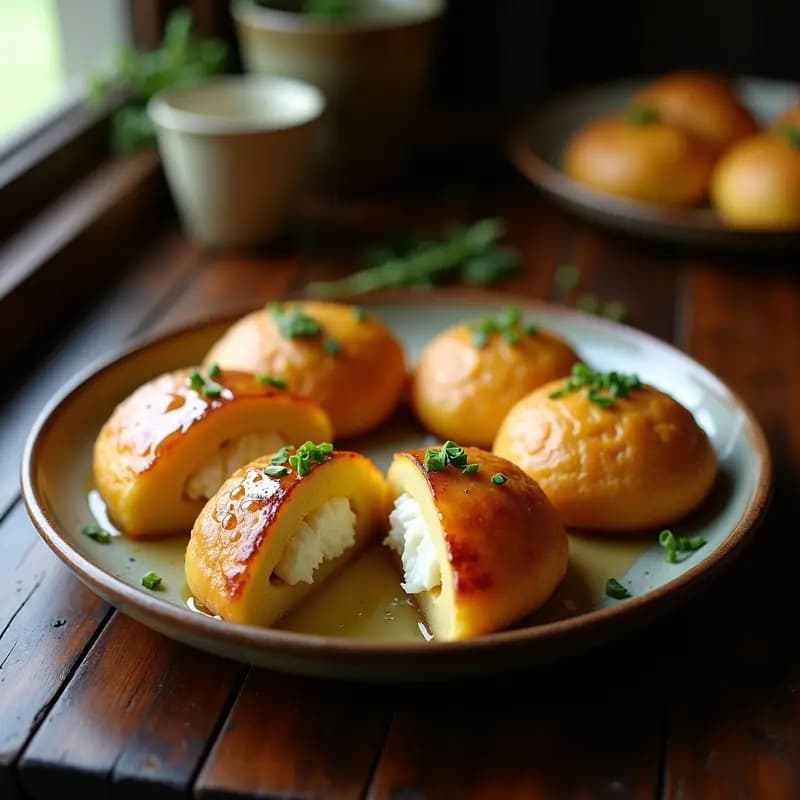 Arepas de Yuca y Queso de Cabra con Miel de Abejas: Receta Colombiana Gourmet en Sartén