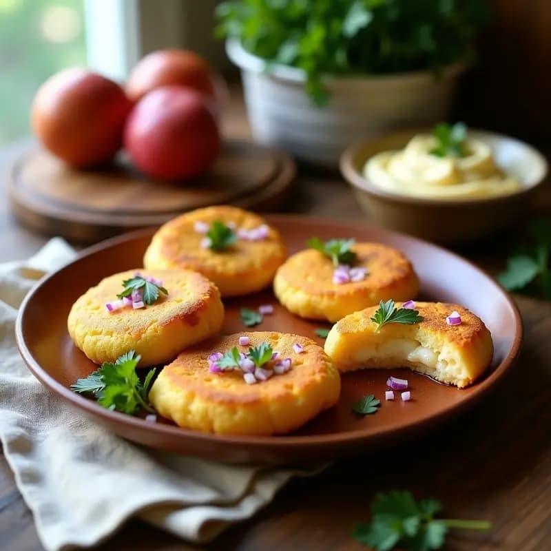 Arepas de Yuca y Queso de Castañas: Receta Venzolana Sin Harina de Maíz y Sin Lácteos