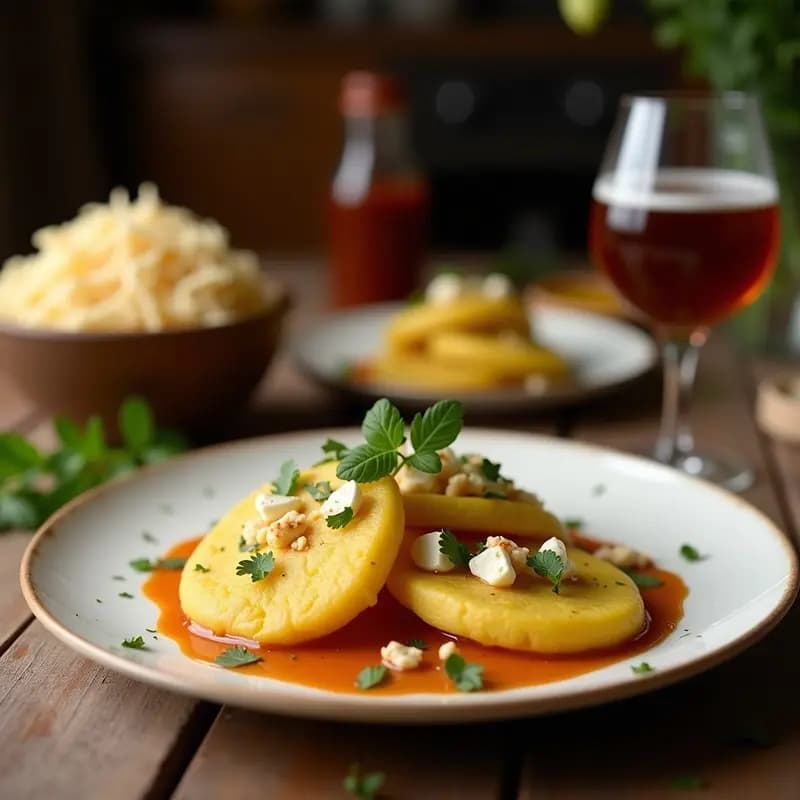 Arepas de Yuca y Queso Feta: Receta Colombiana en Airfryer con Toque Mediterráneo