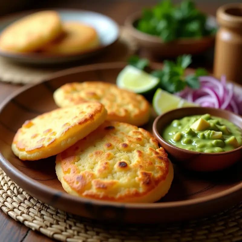 Arepas de Yuca y Queso de Soja con Guasacaca: Receta Vegana Sin Gluten de Venezuela