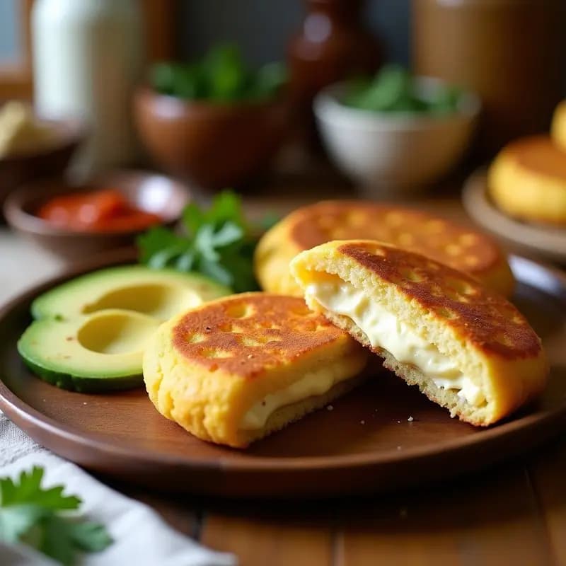 Arepas de Yukón Gold y Queso de Anacardo: Receta Venezolana Vegana en Airfryer