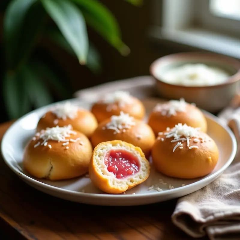Arepitas de Ñame Rellenas de Pulpa de Guayaba: Receta Colombiana Sin Harina y Sin Azúcar