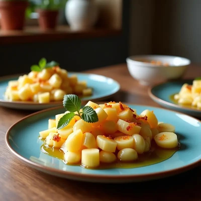 Aros de Cebolla Gigantes con Queso Azul Derretido y Salsa de Miel Mostaza