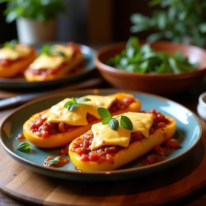 Aros de Cebolla Gigantes Rellenos de Queso Cheddar y Chorizo con Salsa Barbacoa
