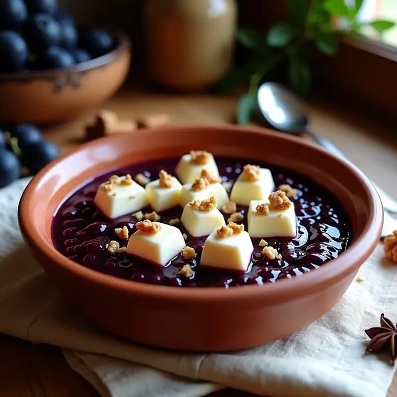 Arrope de Uva con Queso Fresco: Postre Extremeño de Vendimia