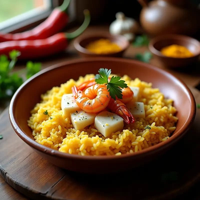 Arroz a Banda con Ajo y Ñora: Receta alicantina de pescado y arroz meloso