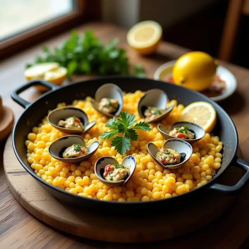 Arroz a banda con almejas y alioli: Receta de la Costa Blanca fácil