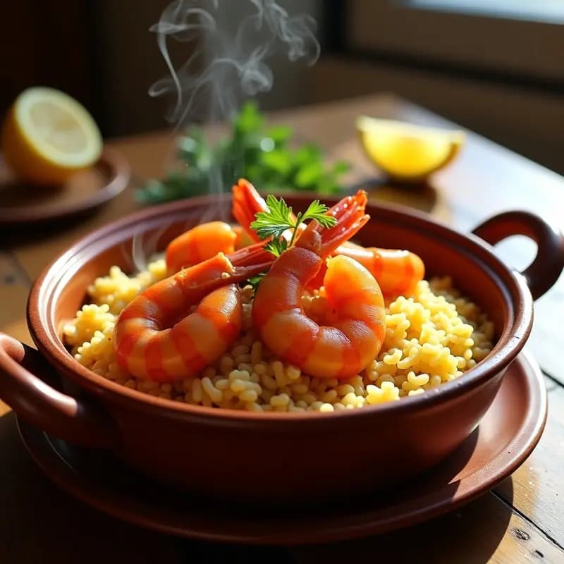 Arroz a Banda con Ñoras y Gambas Rojas: Plato Alicantino de la Costa
