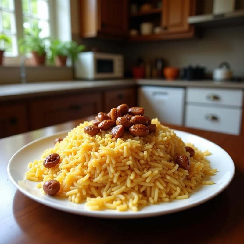 Arroz Basmati con Azafrán y Almendras Tostadas: Receta Persa Vegana y Aromática