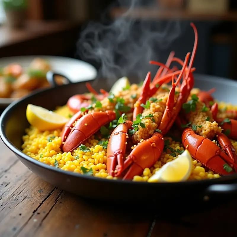 Arroz con Bogavante y Azafrán a la Marinera: Receta Gallega Festiva y Sin Lactosa