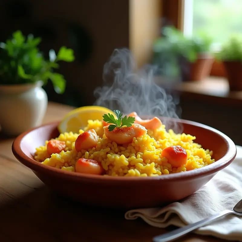 Arroz con Bogavante y Azafrán: Receta de Luxe Gallega en Olla Rápida
