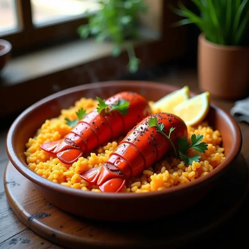 Arroz con bogavante a la gallega: Receta de marisquería fácil en casa