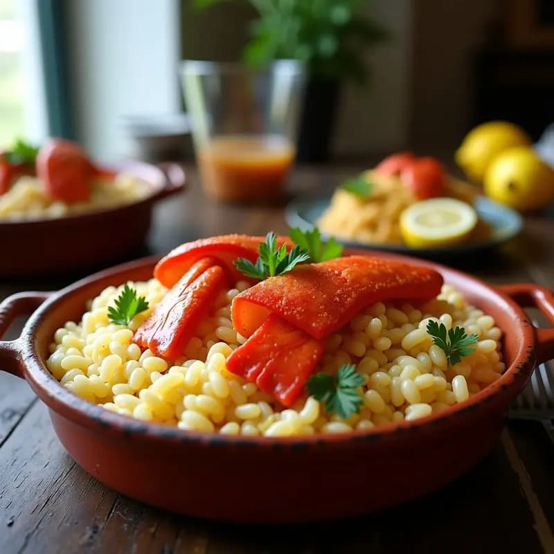 Arroz con Bogavante a la Marinera: Receta de Lujo de las Costas Gallegas