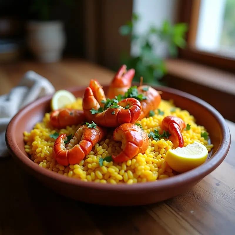 Arroz con Bogavante a la Zorzaleña: Receta de la Costa Gaditana en Olla Exprés