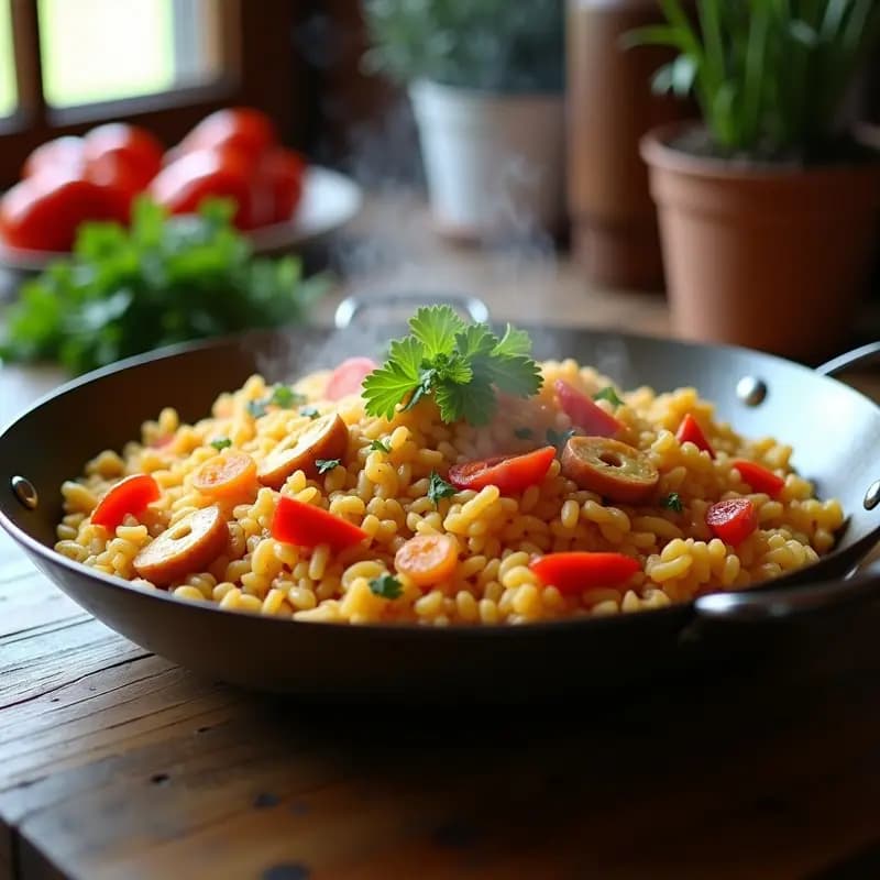 Arroz con Things (Calamares): Receta Mediterránea de Costa en 30 Minutos