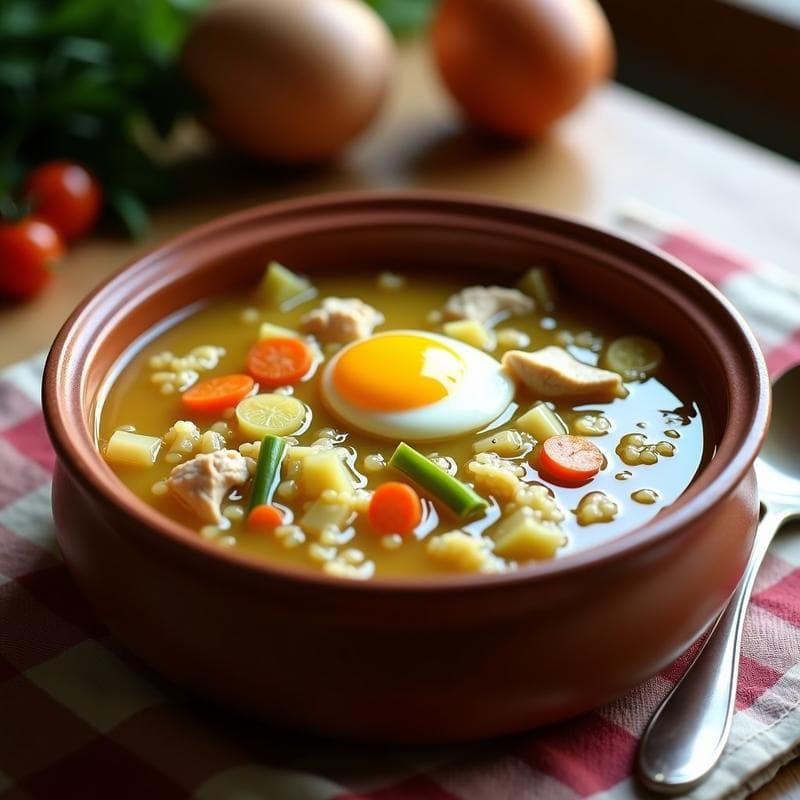 Arroz Caldo Valenciano: Receta Tradicional en Olla Express con Verduras y Pollo