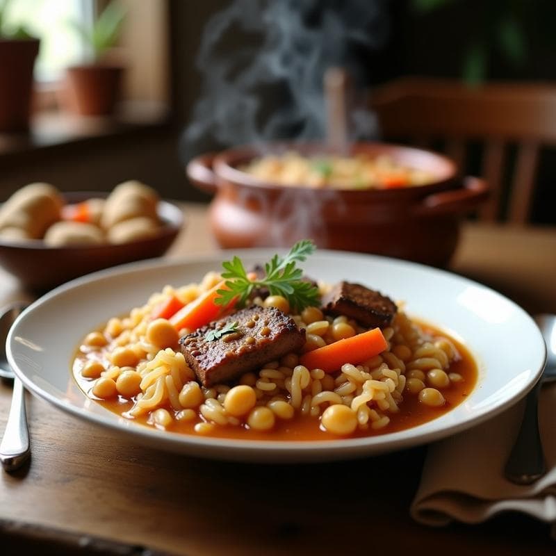 Arroz Caldoso con Costillas: Receta de la Abuela en 40 Minutos
