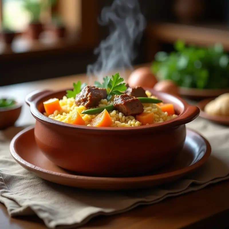 Arroz a la Catalana con Costillas y Verduras: Receta de Montaña en una Sola Olla