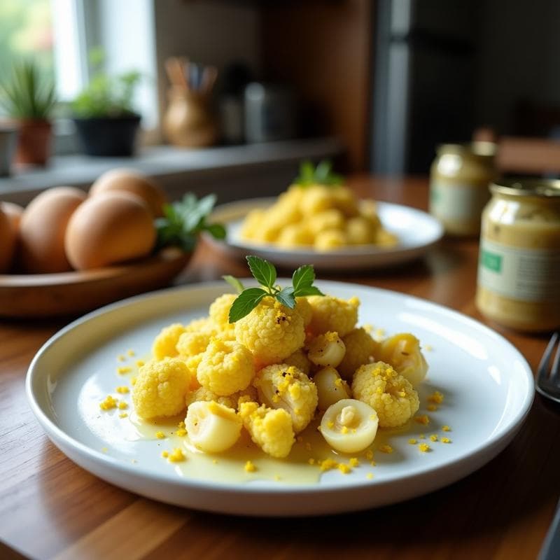 Arroz de Coliflor con Azafrán y Alcachofas: Receta Keto en Olla Express Inspiración Española