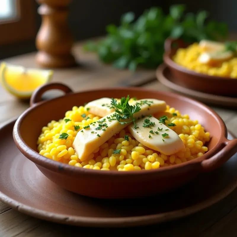 Arroz con Congrio: Receta de Pescado Tradicional en Olla