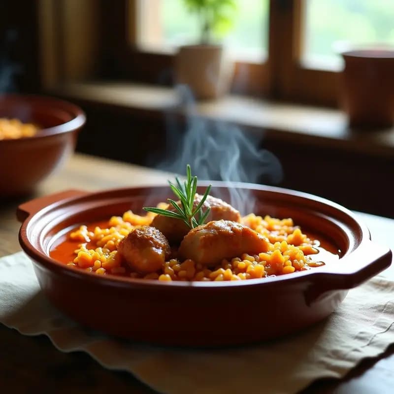 Arroz con cosa: Receta murciana de米 y conejo para amantes de los sabores fuertes