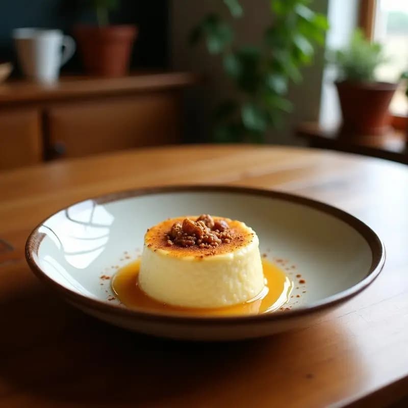 Arroz con Leche Burnt: Postre Moderno Español con Toque de Canela y Azúcar Quemada
