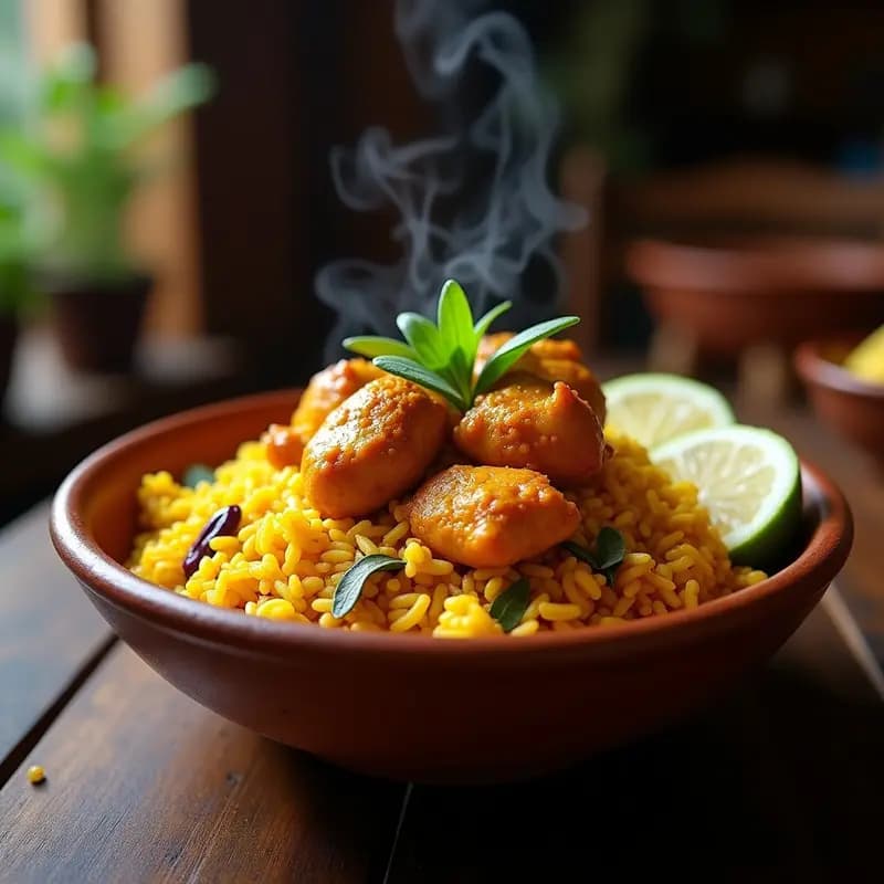 Arroz con Pollo Peruano con Cúrcuma y Chili: Receta en Olla Rápida con Toque Andino