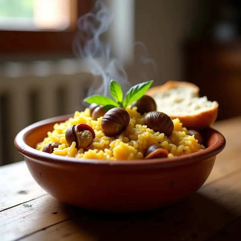 Arroz con Conejo y Caracoles a la Mallorquina: Receta Tradicional de Montaña en Olla Express