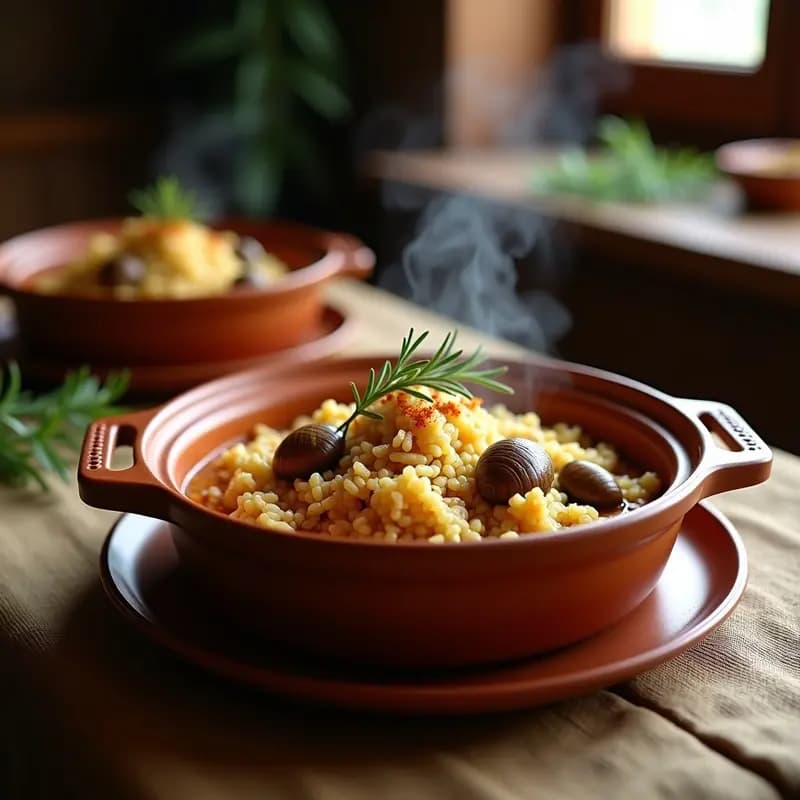 Arroz con Conejo y Caracoles a la Mallorquina: Guiso de Monte con Aroma a Romero