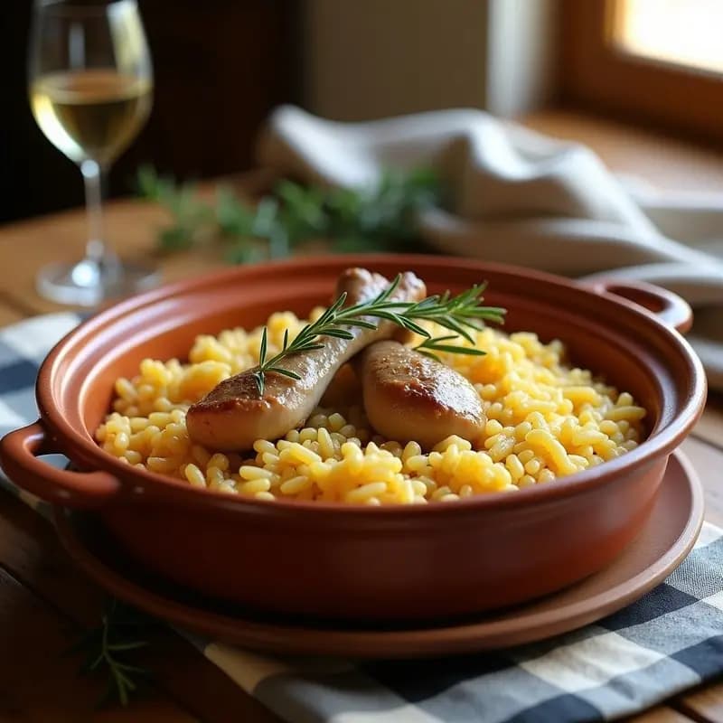 Arroz con Conejo y Hierbas Aromáticas: Receta Valenciana de Monte