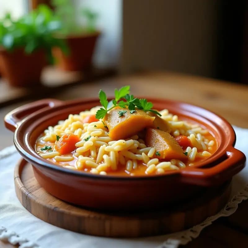 Arroz con Congrio y Ñora: Receta de Pescadores Catalana en 30 Minutos