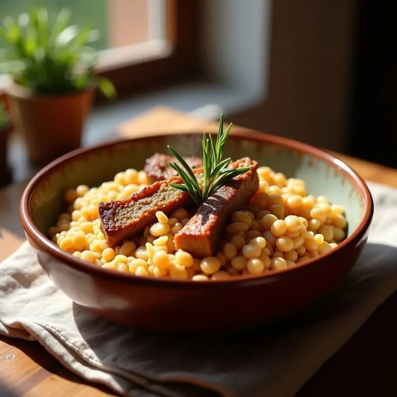 Arroz con Costillas de Cerdo y Garrofó: Receta Valenciana de Montaña en Olla Rápida