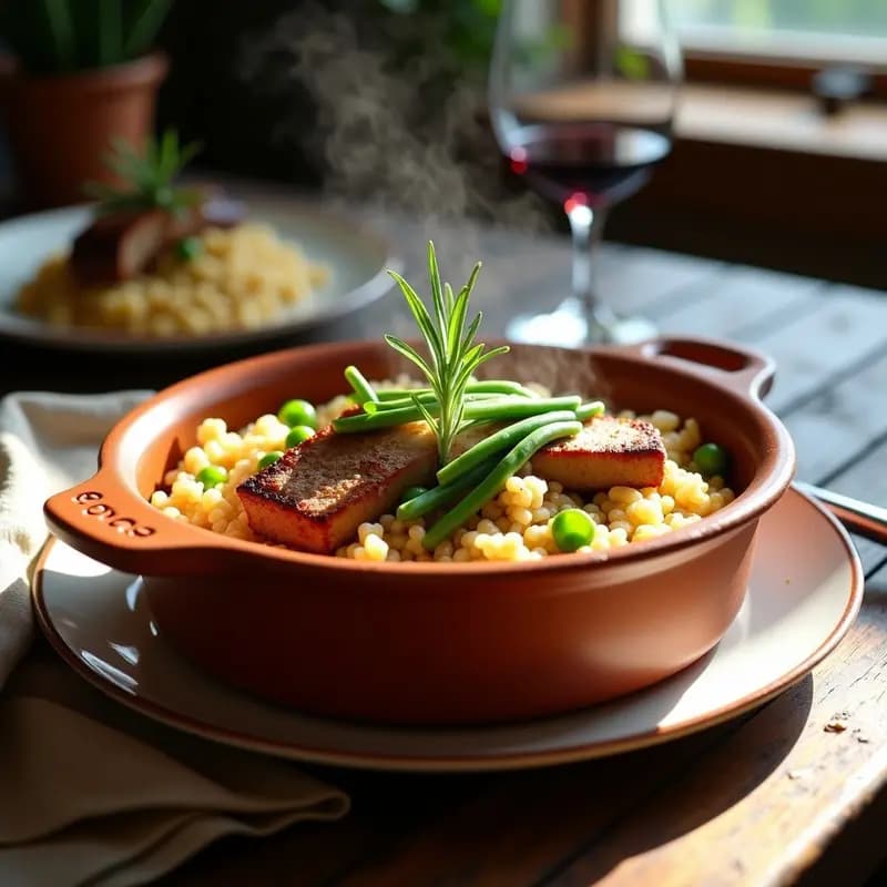Arroz con Costillas de Cerdo y Judías Verdes: Receta Valenciana de Todos los Días