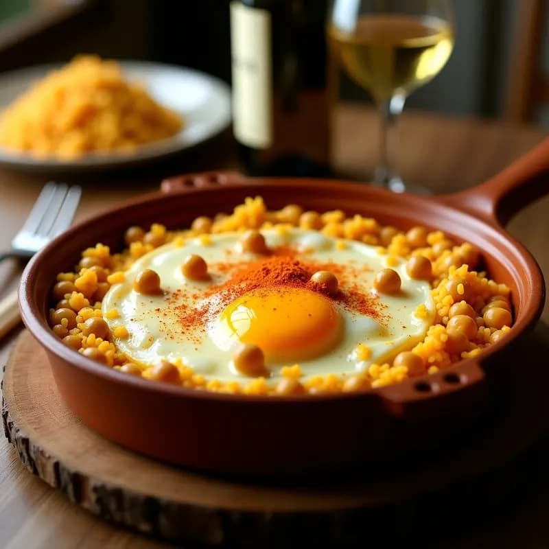Arroz con Costra: Receta Alicantina con Huevo y Garbanzos