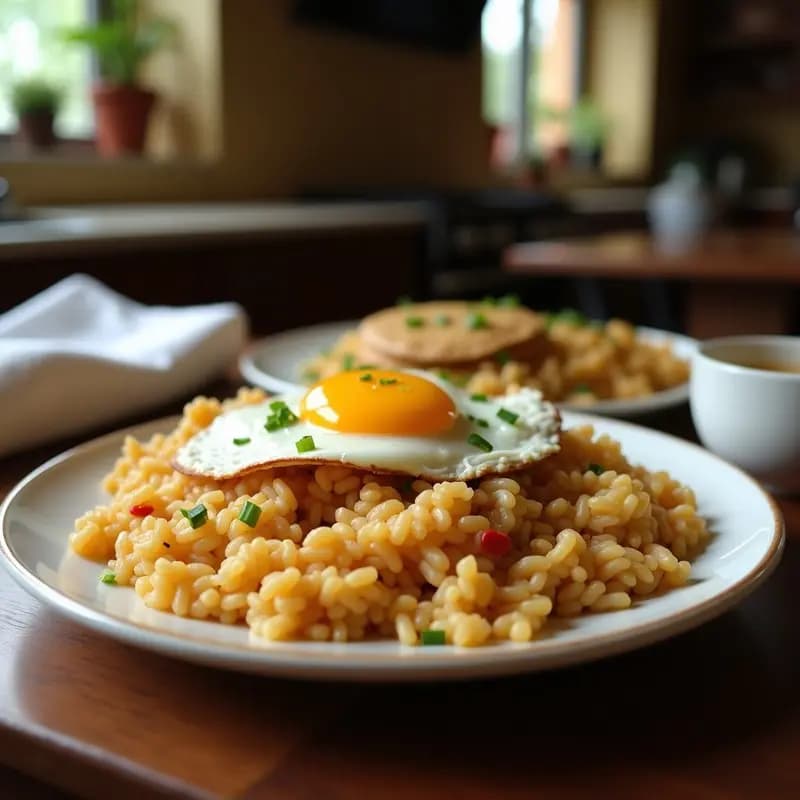 Arroz a la Cubana con Plátano Macho y Huevo: Receta Nostálgica y Sencilla