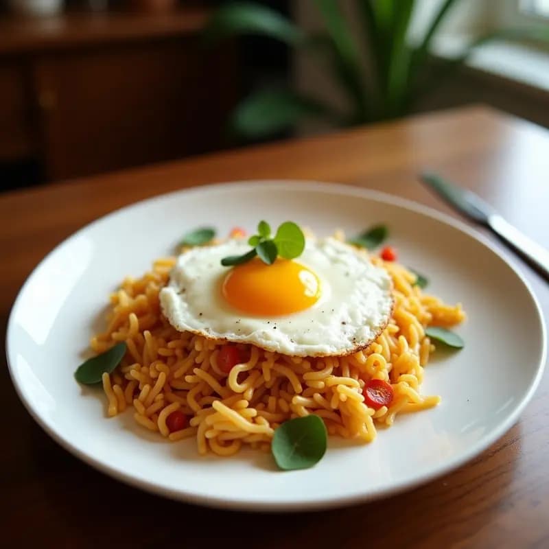 Arroz a la Cubana con Plátano Macho y Huevos: Receta Casera Rápida y Nutritiva