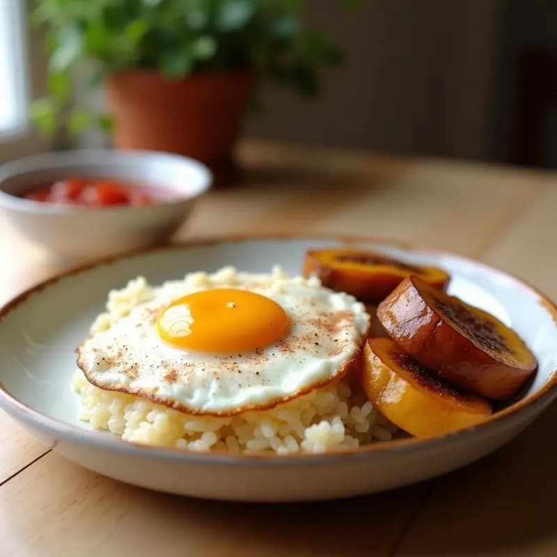 Arroz a la Cubana con Plátano Maduro: Receta Infantil y Fácil para Cenas Rápidas