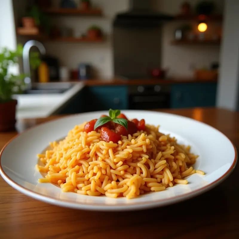 Arroz a la Cubana con Salsa Braga: Receta de la Huerta con Toque Portugués
