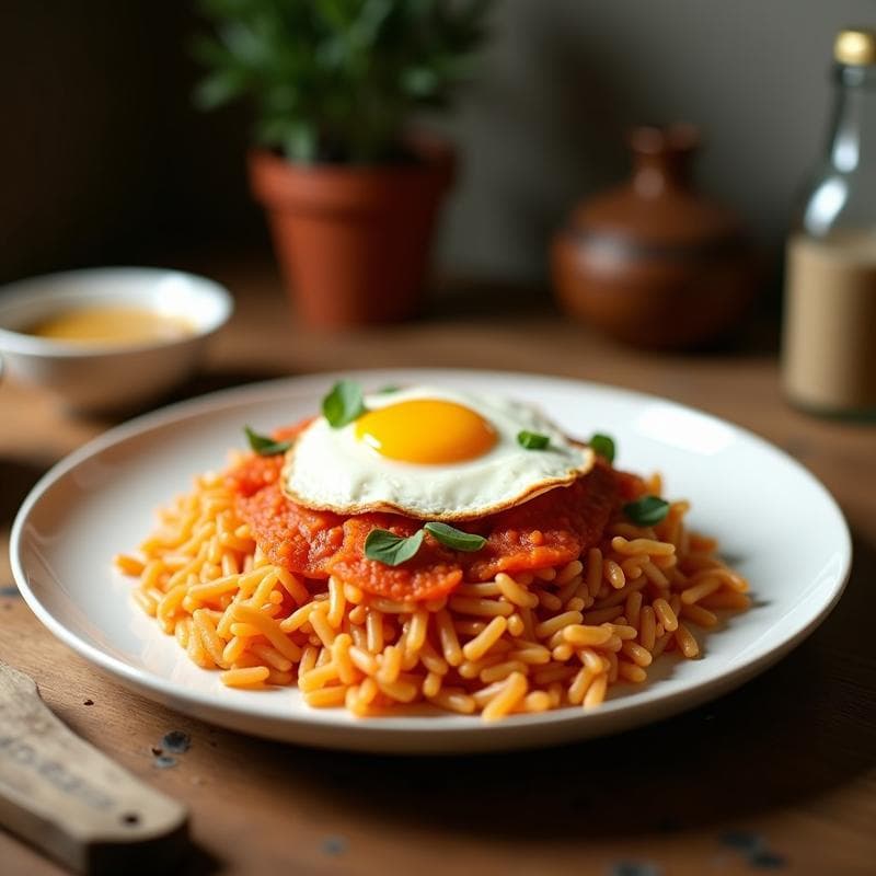 Arroz Frito con Kimchi y Huevo Poche: Receta Coreana en Thermomix