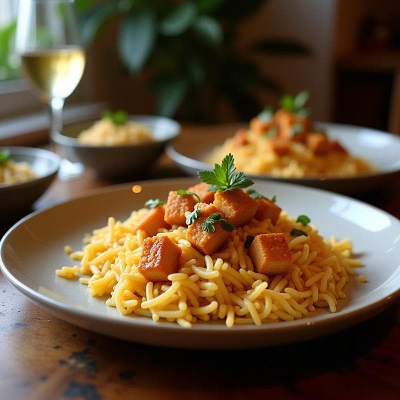 Arroz Frito Tailandés con Tofu y Cacahuetes: Receta en Wok y Alta en Proteína