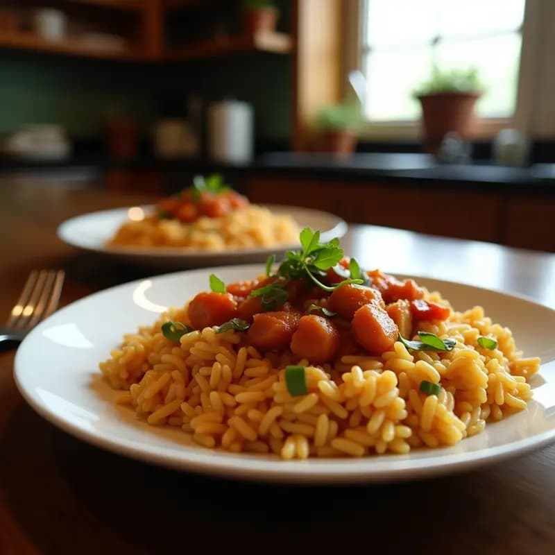 Arroz con Gandules Puertorriqueño: Receta Tradicional con Tocino y Sofrito