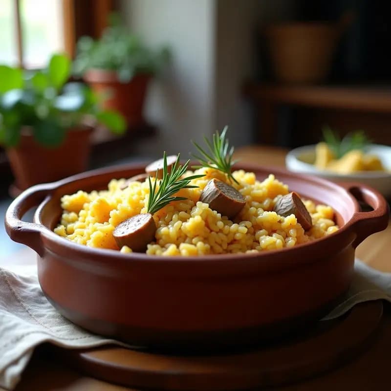 Arroz al Horno con Alcachofas y Conejo: Receta Valenciana de toda la vida en Cazuela de Barro