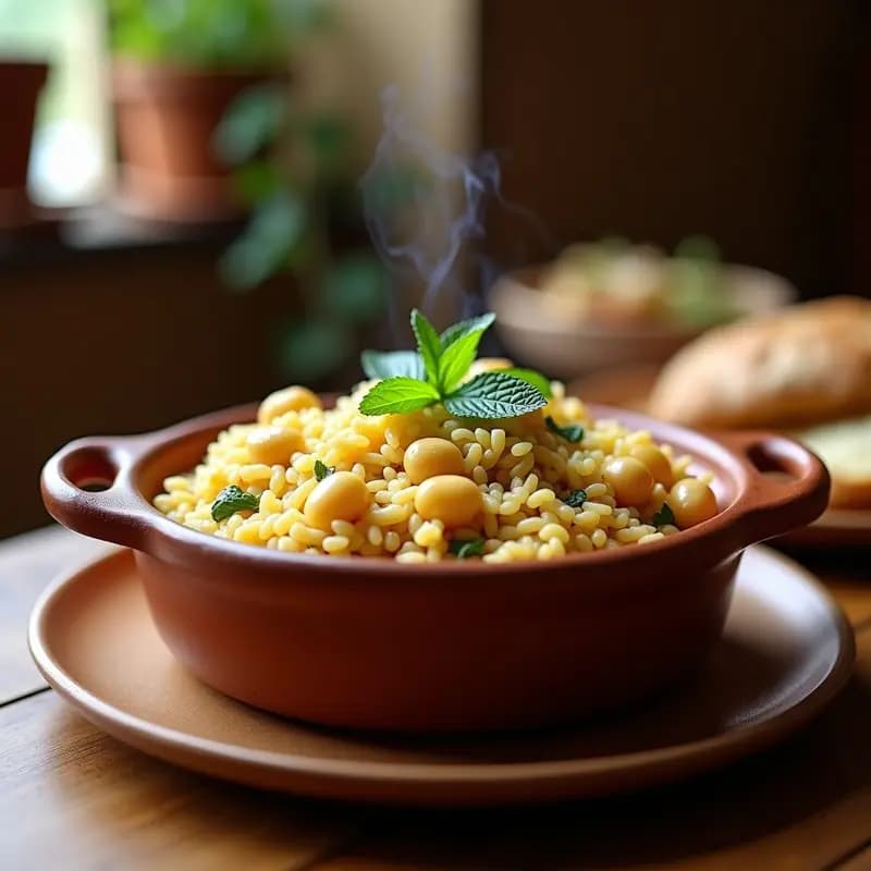 Arroz al Horno con Alcachofas y Judías Blancas: Receta Valenciana de Cuchara