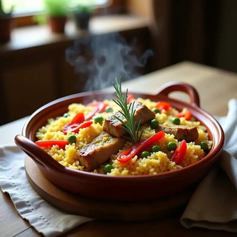Arroz al Horno con Costillas y Alcachofas: El Secreto de las Abuelas Valencianas