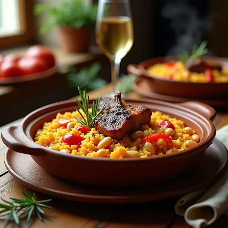 Arroz al Horno Valenciano con Costillas y Garrofó: Receta de Fiesta en Una Sola Olla